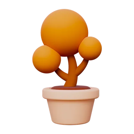 Planta de outono  3D Icon