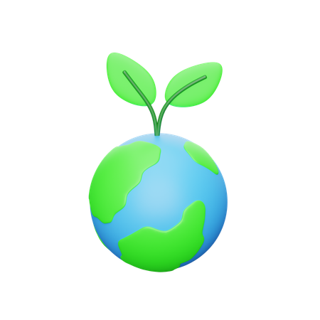 Planta terrestre  3D Icon