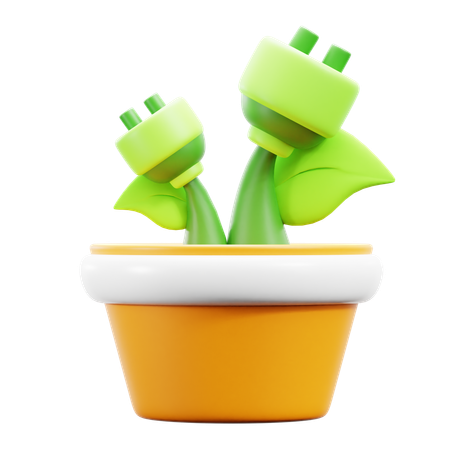 Planta verde  3D Icon