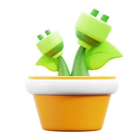 Planta verde  3D Icon