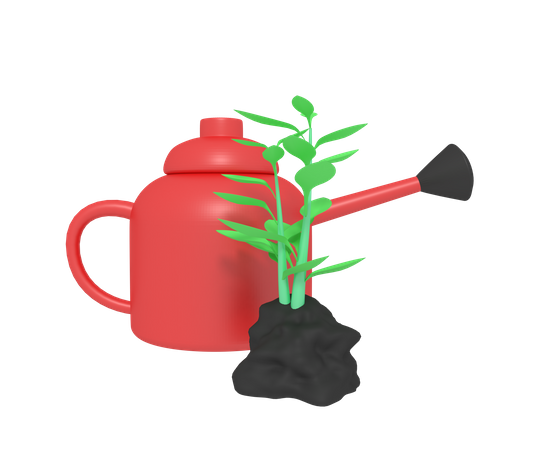 Plantas acuáticas  3D Icon