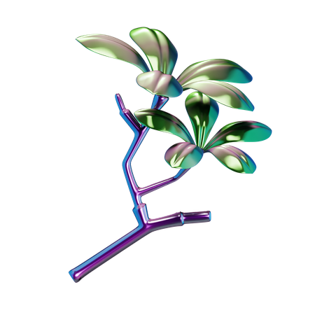 Ramas de plantas  3D Icon