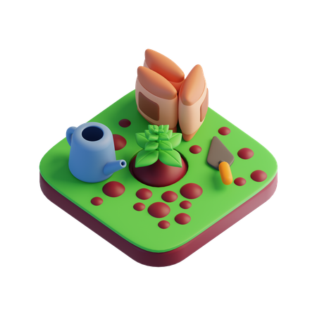 Plantation  3D Icon