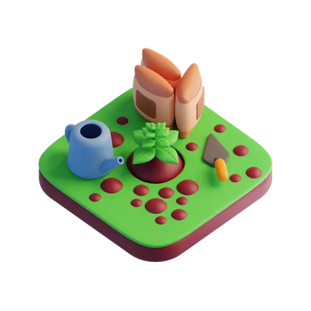 Plantation  3D Icon