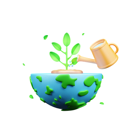 Plantation écologique  3D Icon