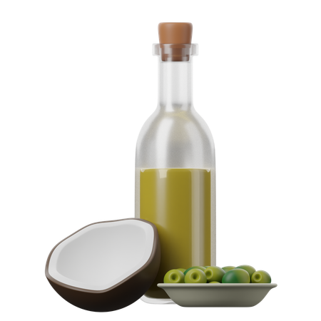 Plantbased oils  3D Icon