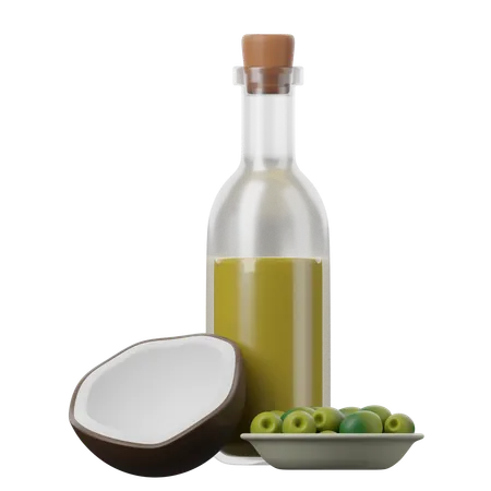 Plantbased oils  3D Icon