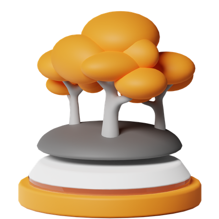 Planter un arbre  3D Icon