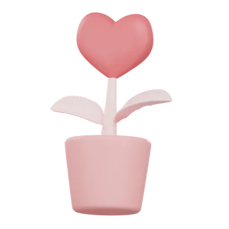 Plante d'amour  3D Icon