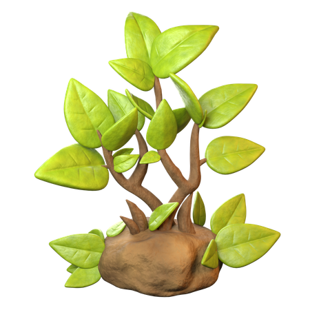 Plante en croissance  3D Icon