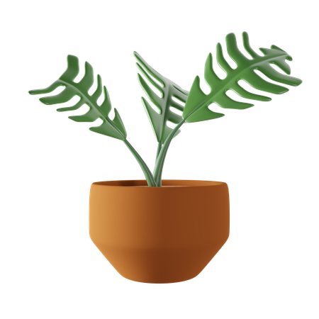 Plante en pot  3D Icon