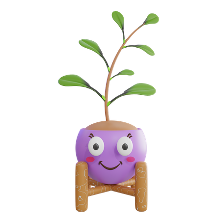 Plante mignonne  3D Icon