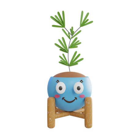 Plante mignonne  3D Icon