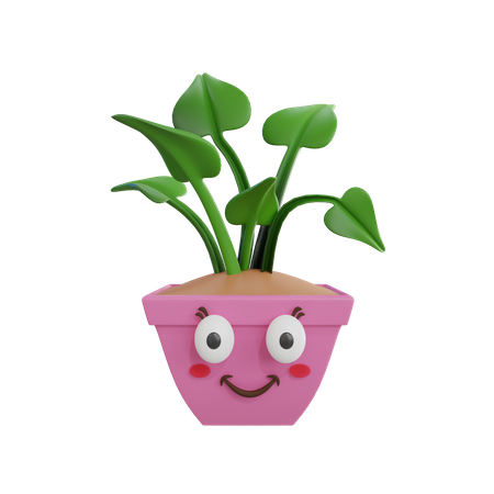 Plante mignonne  3D Icon