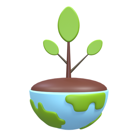 Plante terrestre  3D Icon