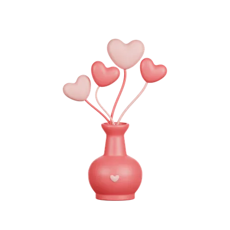 Plante de la Saint-Valentin  3D Icon