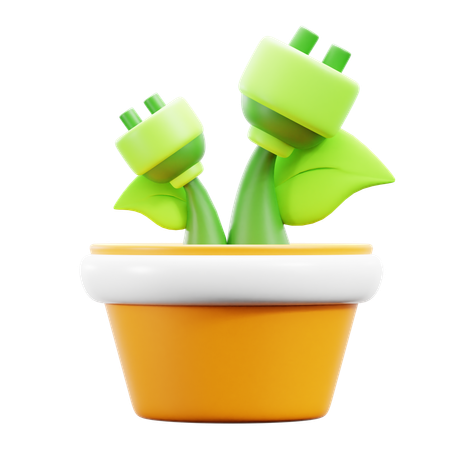 Plante verte  3D Icon