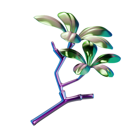 Branches de plantes  3D Icon