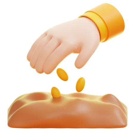 PLANTING  3D Icon