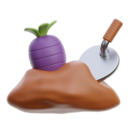 Planting  3D Icon