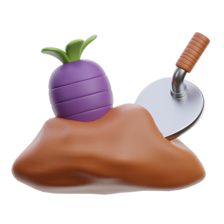 Planting  3D Icon