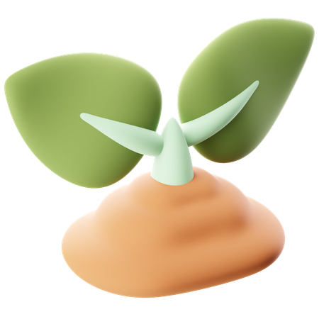 Plantinha  3D Icon