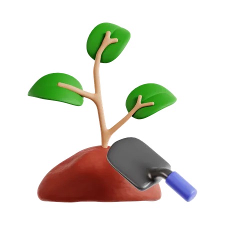 Plantio  3D Icon