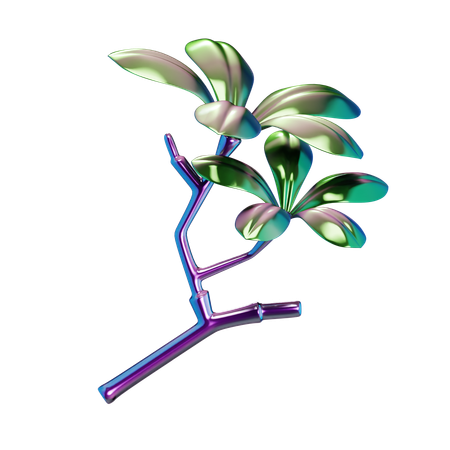 Plants Branches 3D Icon