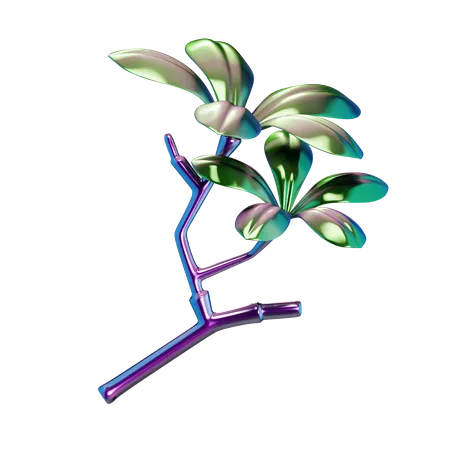 Plants Branches 3D Icon