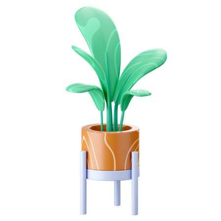 Plants Pot  3D Icon