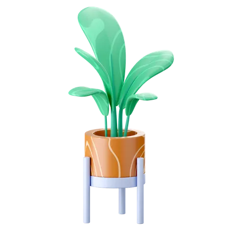 Plants Pot  3D Icon