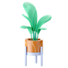 plants 3d illustration