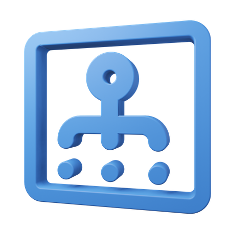 Planung  3D Icon