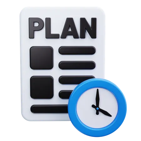 Planung  3D Icon