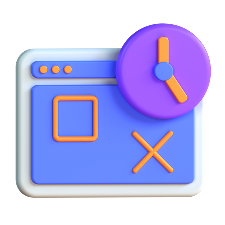 Planung  3D Icon