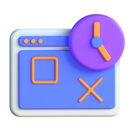 Planung  3D Icon