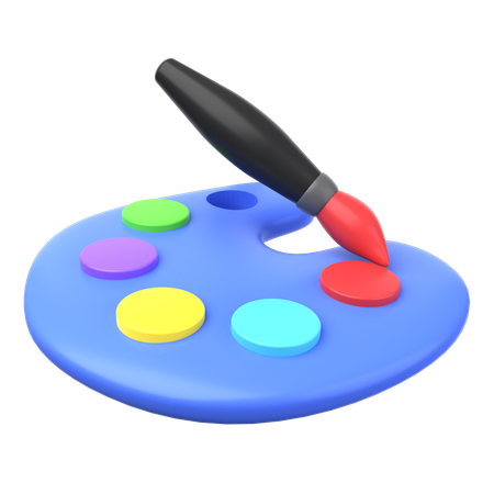 Plaque de couleur  3D Icon