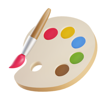 Plaque de couleur  3D Icon
