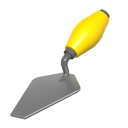 Plastering Trowel  3D Icon