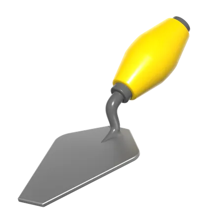 Plastering Trowel  3D Icon