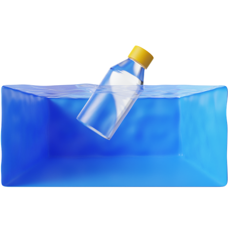 Plastic bottle  3D Icon