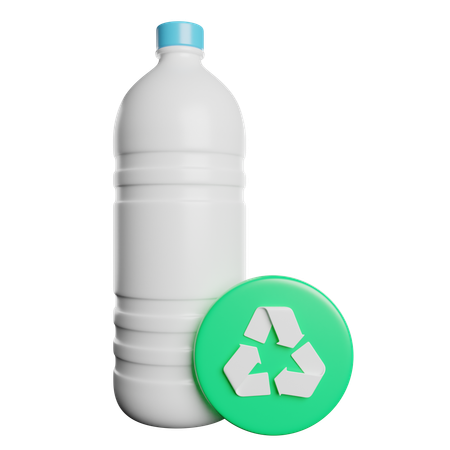 Plastic Bottle  3D Icon