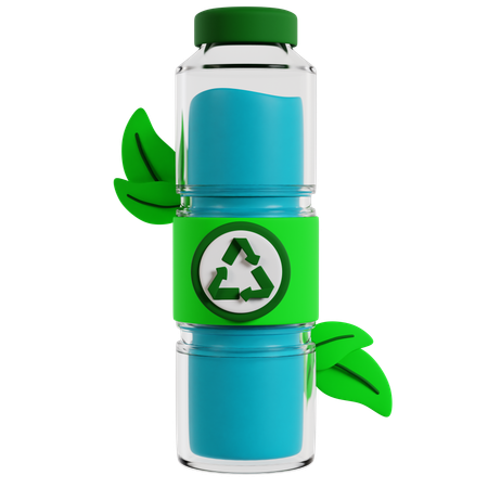 Plastic Bottle  3D Icon