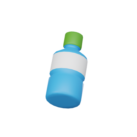 Plastic Bottle  3D Icon