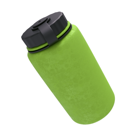 Plastic Bottle  3D Illustration