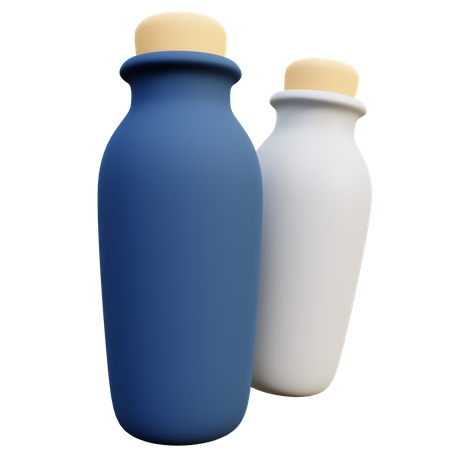 Plastic Bottle  3D Icon