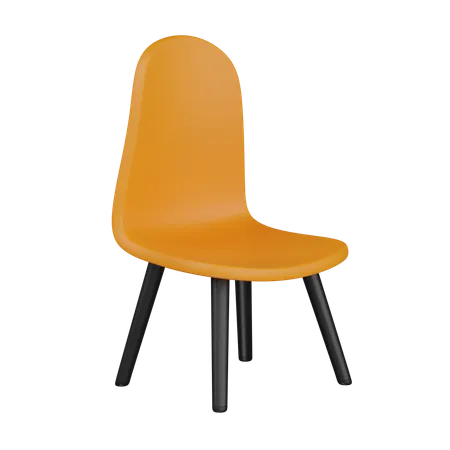 Plastic chaire  3D Icon