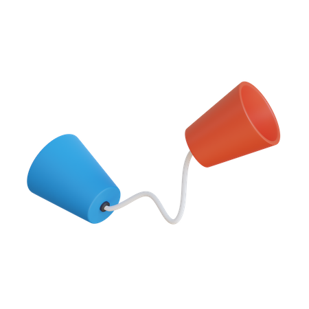 Plastic Cup Phone  3D Icon