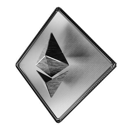 Plastic Ethereum  3D Illustration