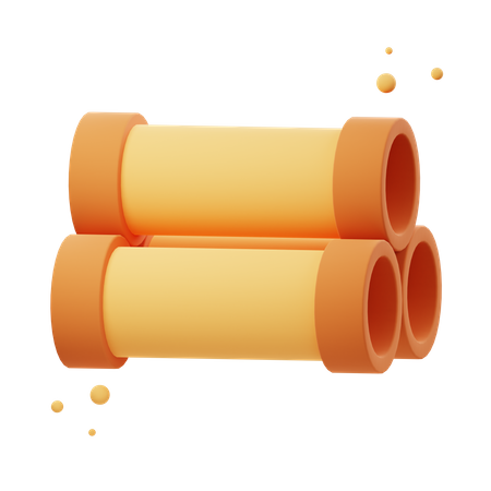 Plastic Pipe  3D Icon